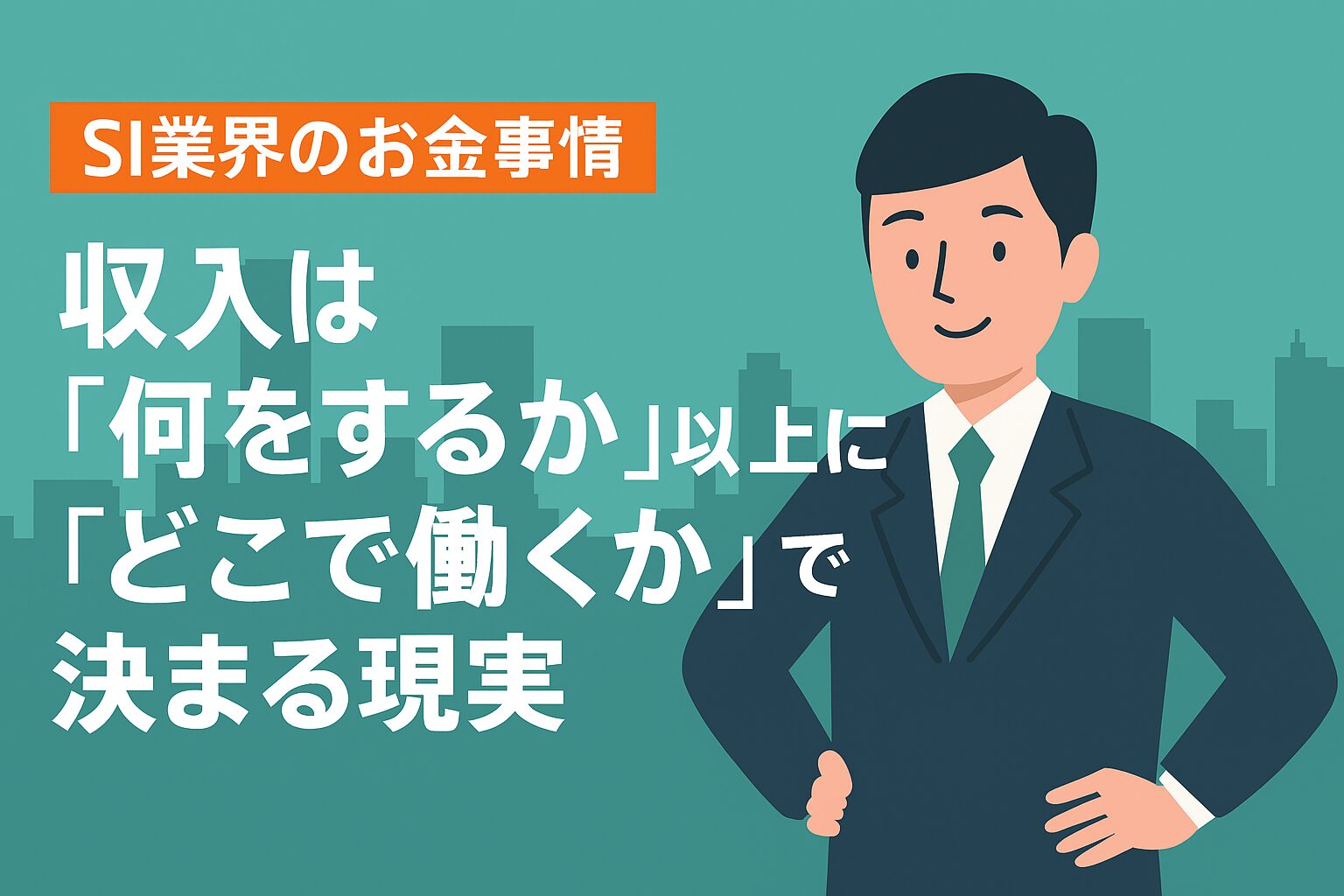 「SI業界のお金事情」現場目線で読み解く収入のリアル