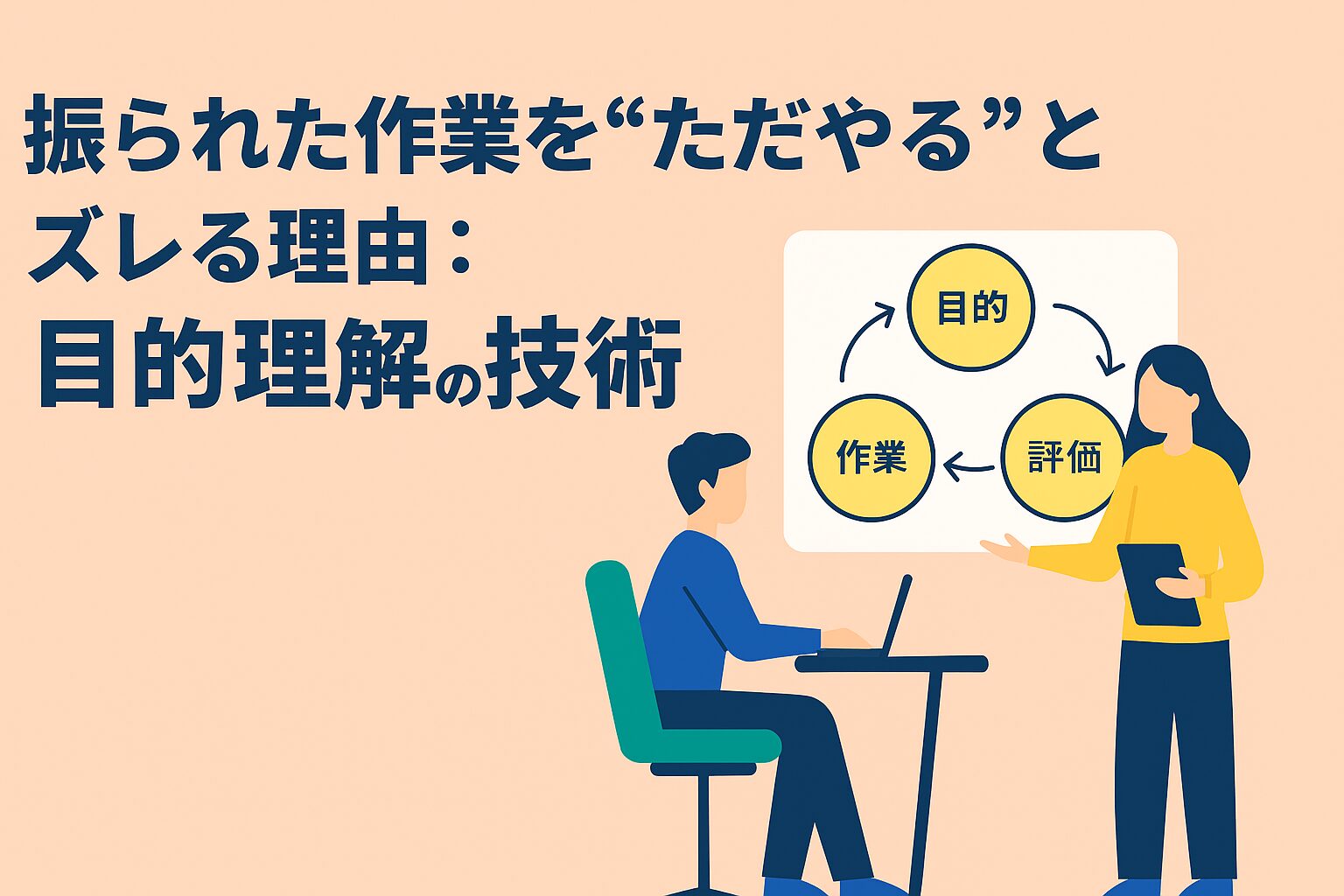 振られた作業を“ただやる”とズレる理由:目的理解の技術 振られた作業を“ただやる”とズレる理由:目的理解の技術
